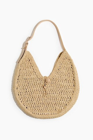 H & M - Straw Shoulder Bag - Beige | H&M (US + CA)