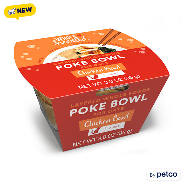 WholeHearted Chicken Poke Bowl Food for Cats, 3 oz. | Petco