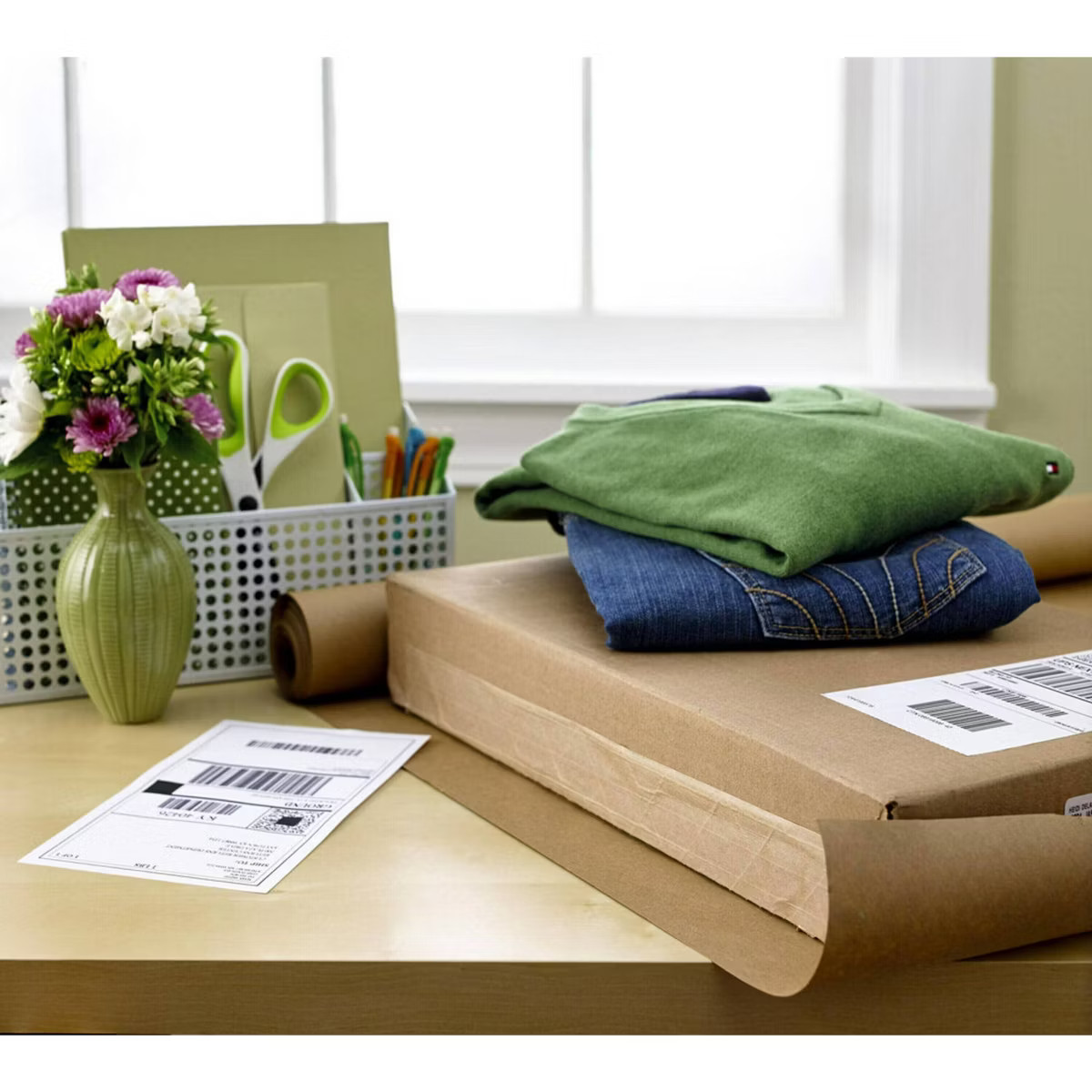 Scotch 75 sq ft 30"x360" Postal Wrapping/Packaging Paper | Target