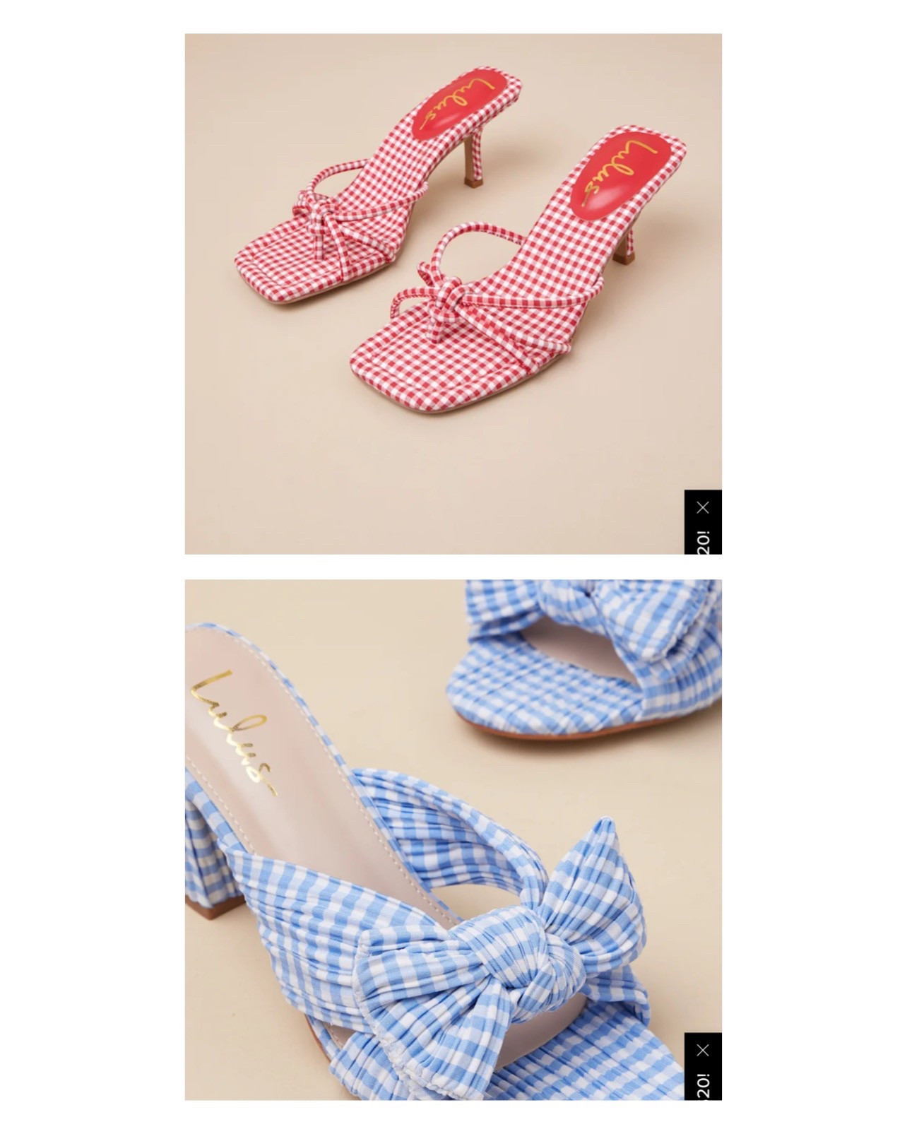 Truly in my gingham era ❤️💙

#LTKShoeCrush #LTKFindsUnder100 #LTKStyleTip