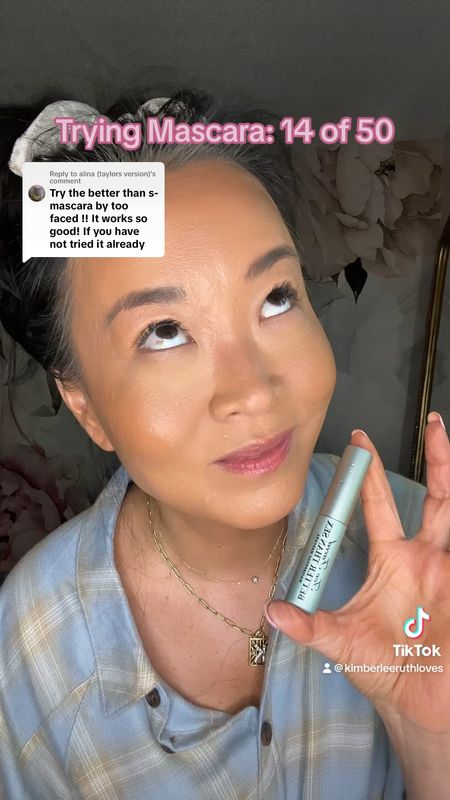 Trying 50 mascara on TikTok! This one was middle of the pack for me, but if you have longer lashes, I know it’s a fan favorite!

Mascaras
Waterproof mascara 
Makeup 

#LTKtravel #LTKunder50 #LTKbeauty