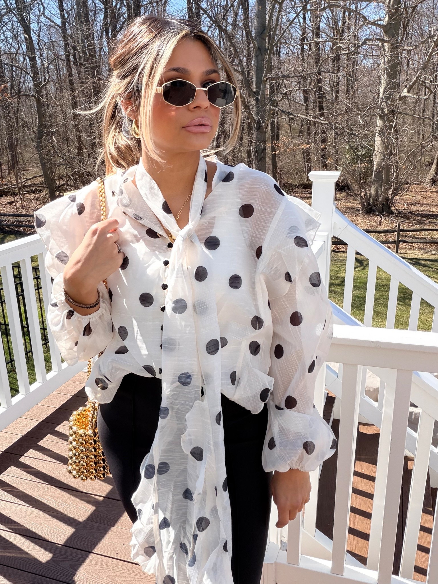 Cutest polka dot top for spring 

#LTKdayinmylife #LTKootd #LTKgrwm