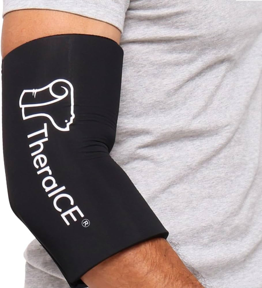 TheraICE Elbow Ice Pack Wrap, Tennis Elbow Compression Sleeve, Women & Men | Amazon (US)