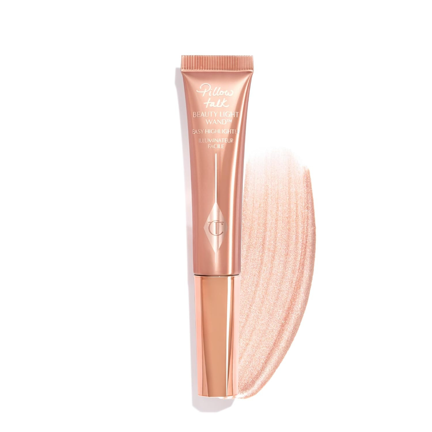 Charlotte Tilbury Beauty Light Wand Liquid Highlighter Makeup - Soft-Focus Highlighter & Blush for Cheeks - Pearlescent, Weightless Radiant Finish | Amazon (US)