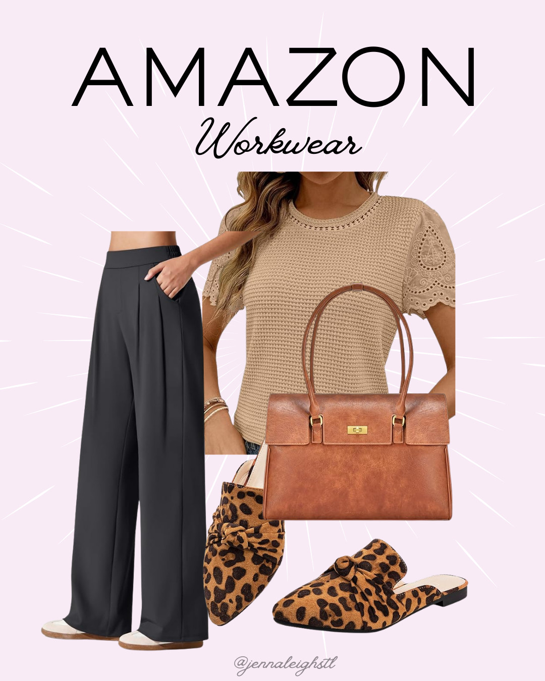 A full workwear outfit from Amazon and every piece is on sale. 

 #LTKootd #LTKMidsize #LTKWorkwear