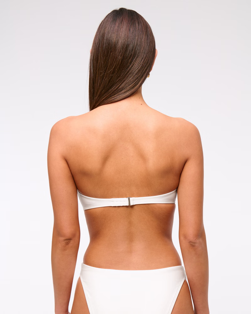 Women's Rosette Bandeau Bikini Top | Women's New Arrivals | Abercrombie.com | Abercrombie & Fitch (US)