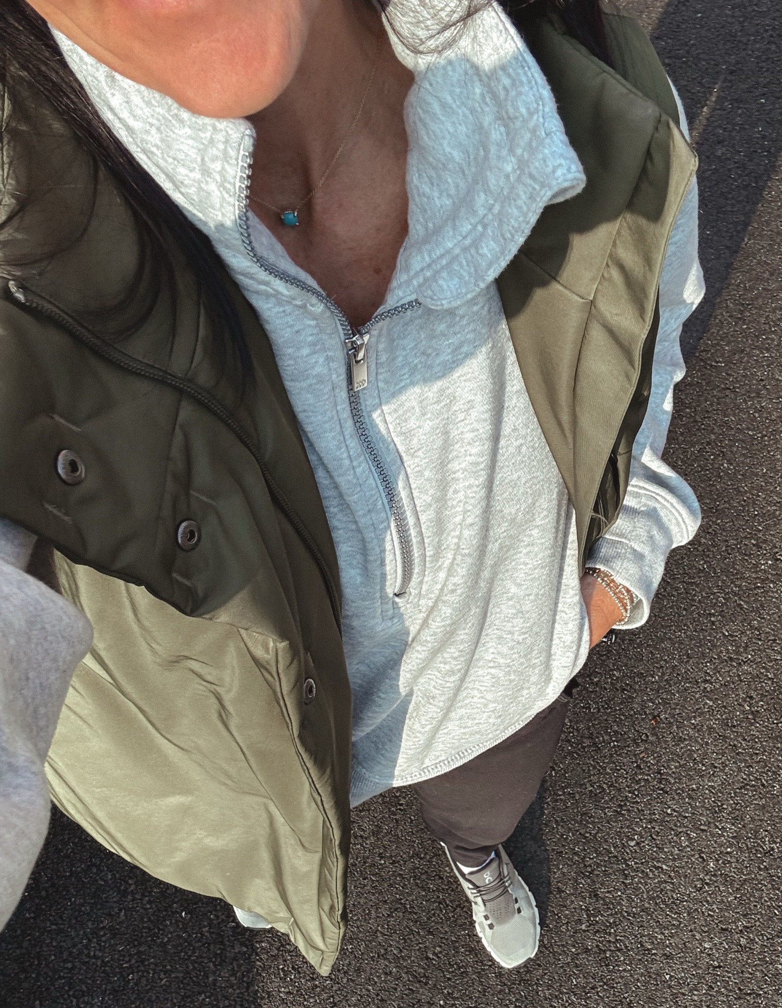 Dog walking layering up today 

#LTKOver40 #LTKFindsUnder50 #LTKActive