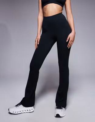 4505 Icon soft touch high waist slim kick yoga legging in black | ASOS (Global)