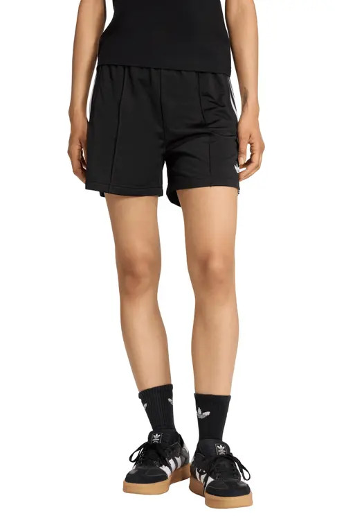 adidas Originals Firebird Recycled Polyester Shorts in Black/White at Nordstrom, Size Small | Nordstrom