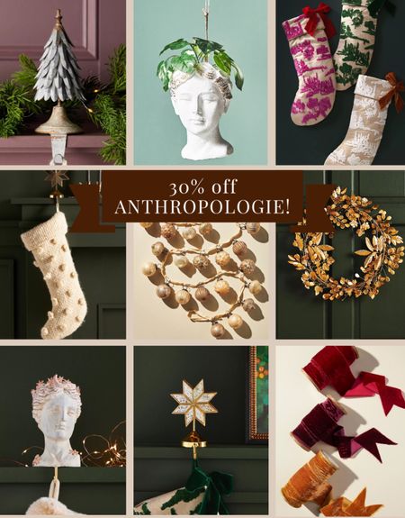 Anthropologie 30% off Black Friday sale!
-
Anthropologie Christmas decor - affordable Christmas decor - candle sets - gingerbread Lane tea towel - holiday in the city mugs - village advent calendar - vintage glass ornament set - gingerbread men ornaments - bobble Christmas tree skirt - holiday gift wrap book - star garland - Christmas gift guide - Christmas decor 

#LTKHoliday #LTKsalealert #LTKhome