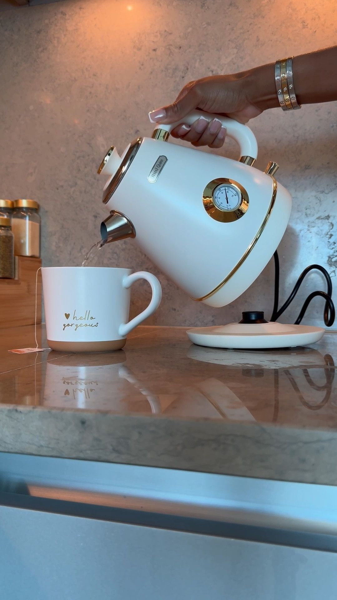 Morning Tea Time. Absolutely loving my kettle and mug combo 

#LTKFindsUnder50 #LTKSeasonal #LTKHome