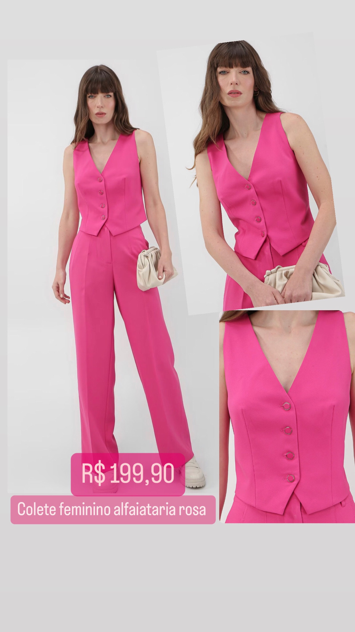 🌸💕 Adicione um toque de elegância ao seu look com o Colete Feminino Alfaiataria Rosa! ✨👚 Este item versátil e charmoso é perfeito para criar composições sofisticadas e cheias de estilo. Experimente! 😍🌸 

#ColeteFeminino #AlfaiatariaRosa #ModaVersátil

#LTKbrasil #LTKbeauty #LTKstyletip