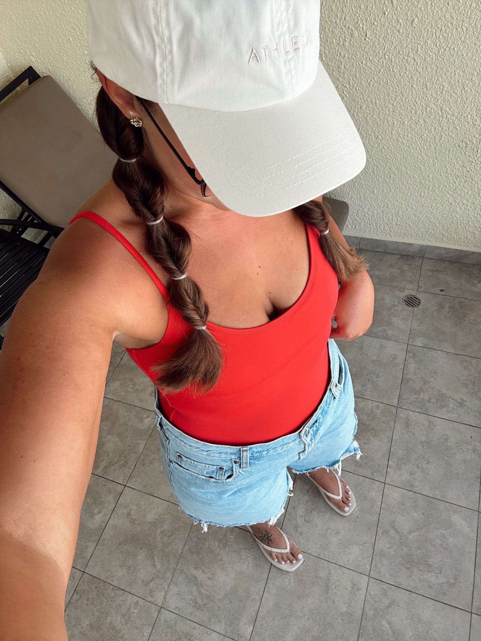 Beach day OOTD - swimsuit is long torso and medium coverage!! Such a great one piece ☀️ these loose shorts were a top seller of 2025 and a must have for spring and summer 👏 wearing a large LT in swimsuit and 33 in shorts 

Abercrombie denim shorts
vacation outfits beach
Swimsuits
Swimwear
#ltkswim

#LTKootd #LTKTravel