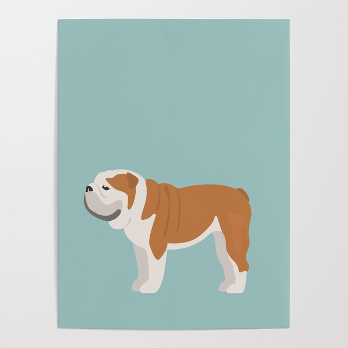 English Bulldog Poster | Society6