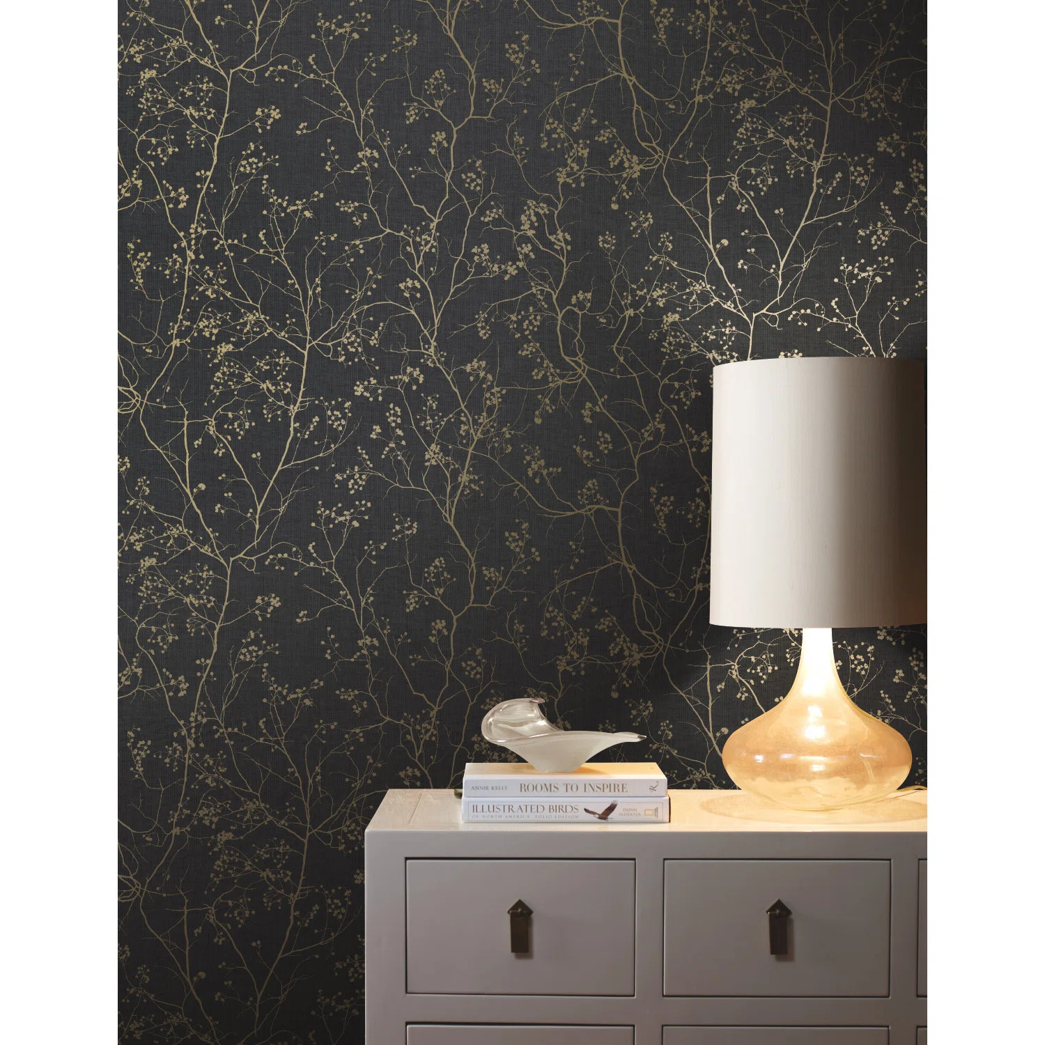 Swanson Modern Floral Wallpaper | Birch Lane