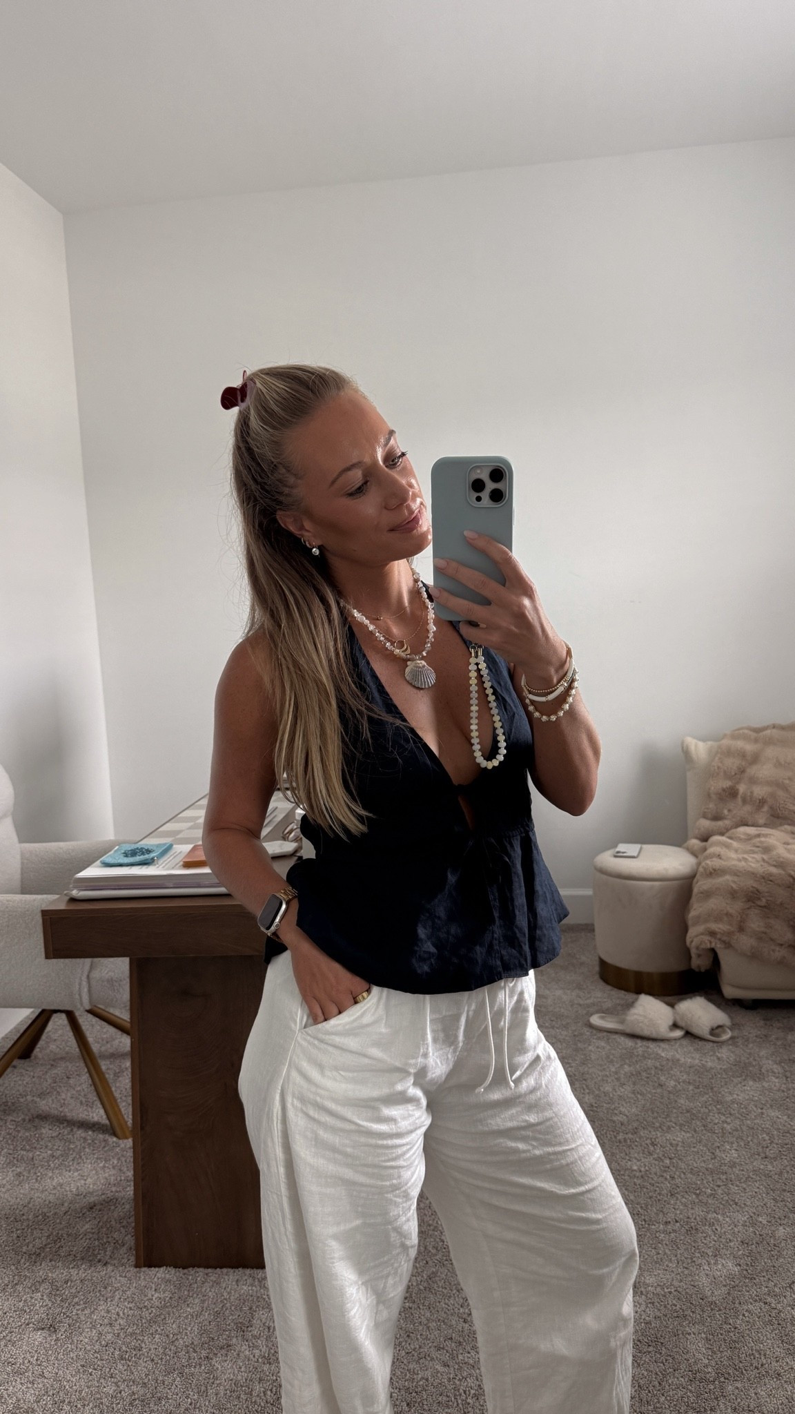 Loving this linen halter top from @Aritzia 💙

Wearing small.

Aritzia sale, linen top, Americana summer, coastal fashion, New England fits

#LTKootd #LTKSeasonal