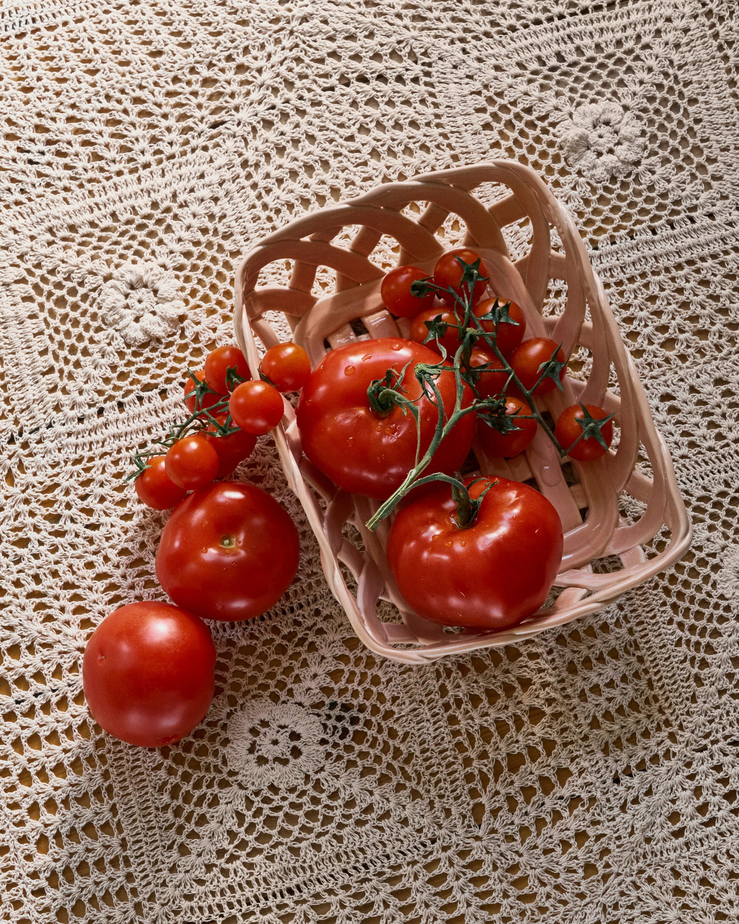 Shrimps x Oliver Bonas Ceramic Woven Basket | Oliver Bonas | Oliver Bonas (Global)