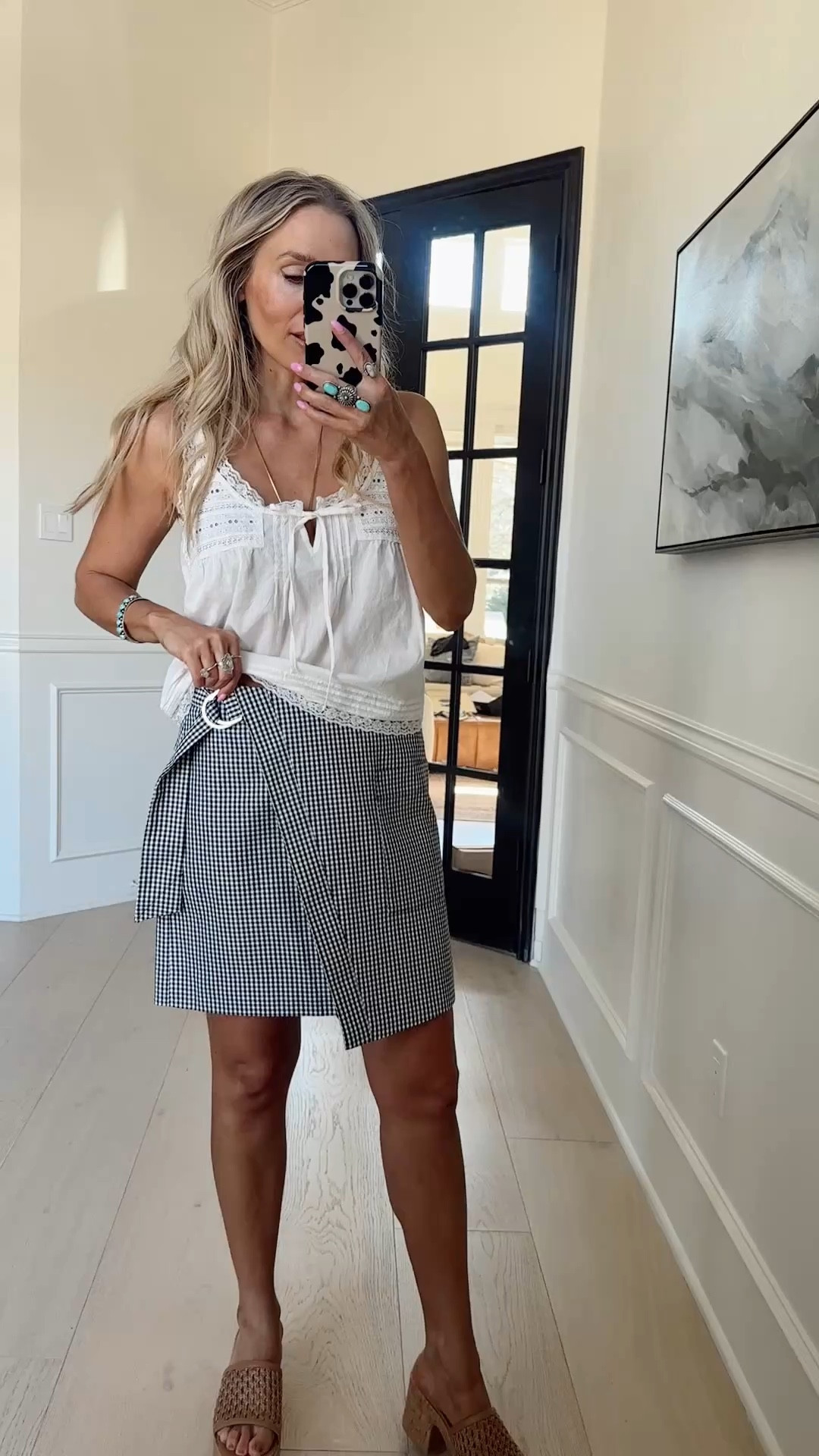 This whole outfit is boho & chic for work. I love this skirt. This top is a lookalike to the FP one for wayyyy less. 

Wearing size s / my tts 

#LTKfindsunder50 #LTKstyletip #LTKworkwear