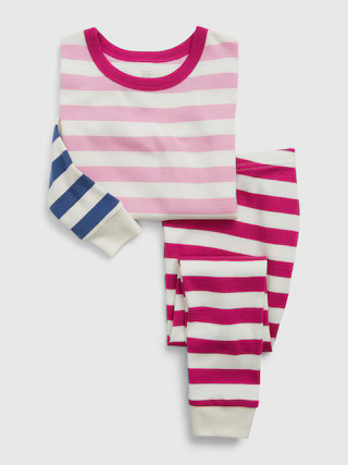 babyGap 100% Organic Cotton Multi-Stripe PJ Set | Gap (US)
