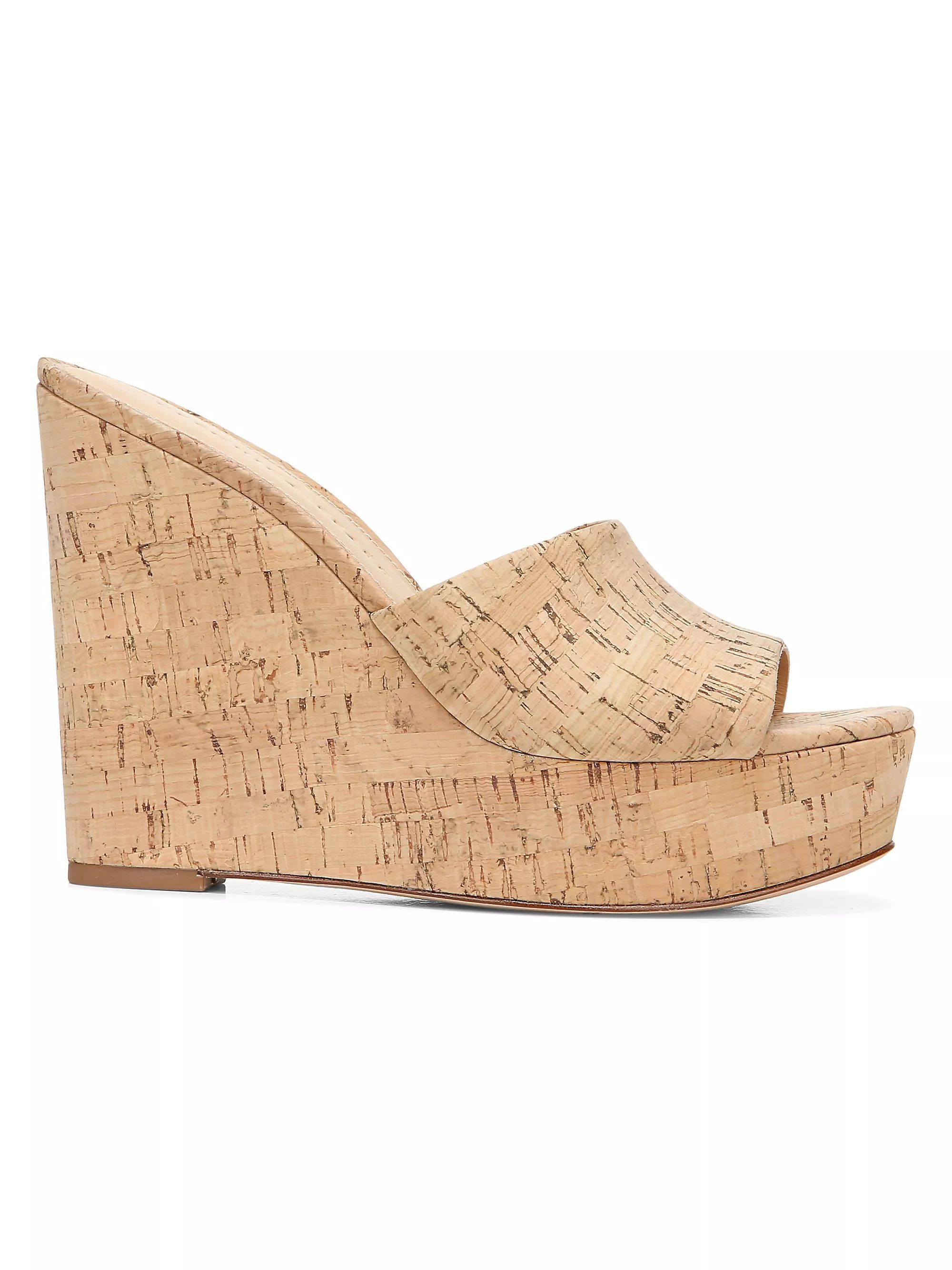 Dali Cork Platform Wedge Mules | Saks Fifth Avenue