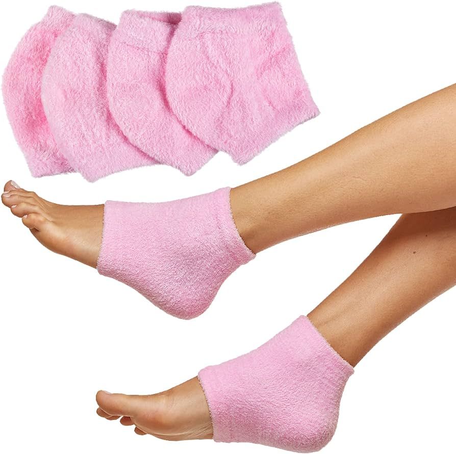 ZenToes Moisturizing Fuzzy Sleep Socks with Vitamin E, Olive Oil and Jojoba Seed Oil to Soften an... | Amazon (US)