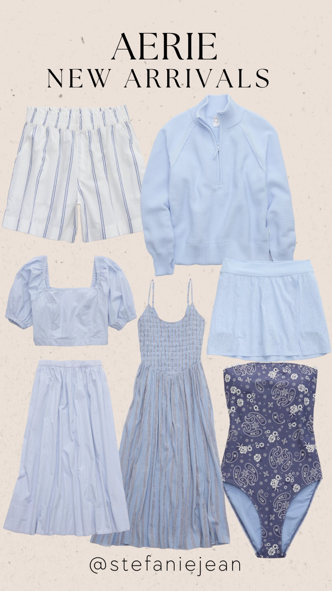 New spring arrivals from Aerie! Love the two piece skirt set and this pretty one piece swimsuitt

#LTKSaleAlert #LTKSwim #LTKTravel