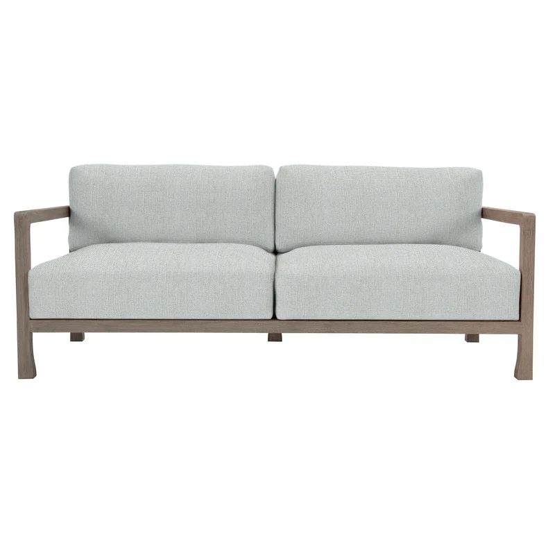 Tanah 80" Wide Outdoor Teak Patio Sofa with Cushions | Wayfair Professional