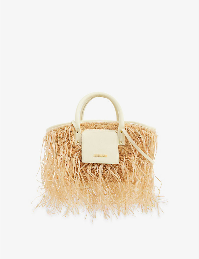 Le Panier raffia tote bag | Selfridges