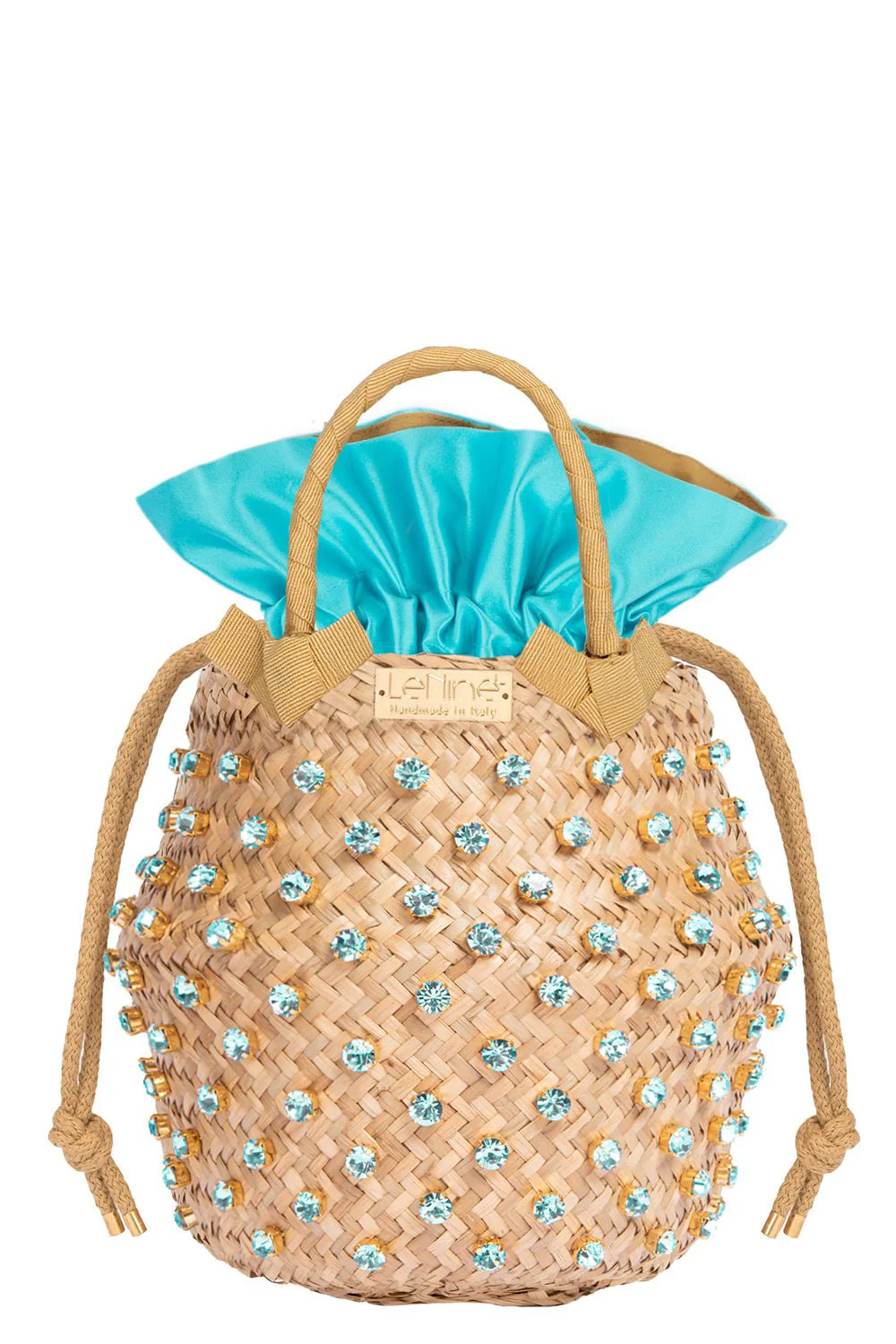 Nina Sorbet Mono Small Bag - Aqua | Marissa Collections