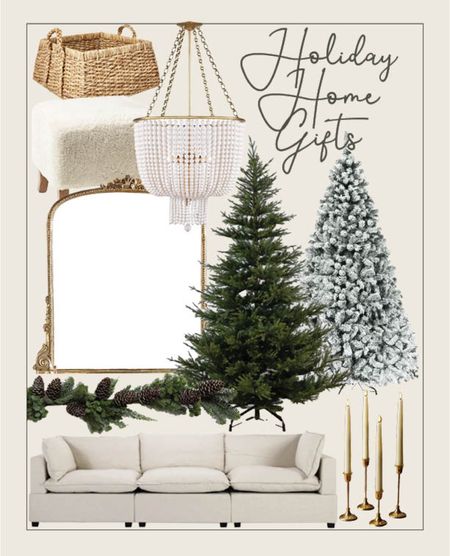 Holiday home gifts // Christmas decor // Christmas must haves // Holiday decor // Christmas tree // Furniture // Garland // Greenery

#LTKSeasonal #LTKHoliday #LTKhome