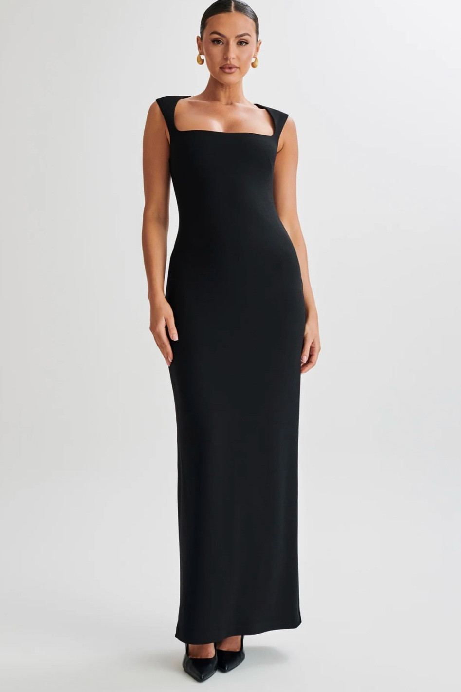knee length dresses for ladies Frida Maxi Dress - Snow White