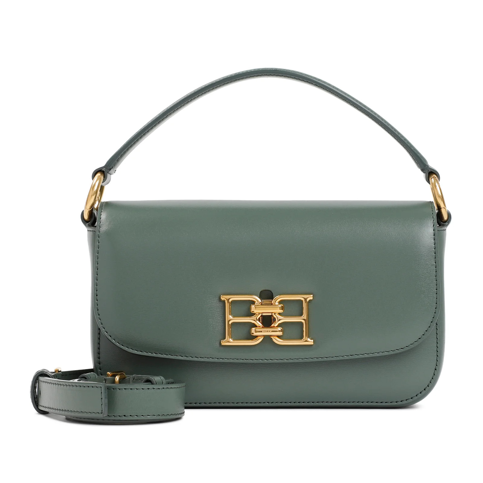 Bally Logo Plaque Shoulder Bag | Cettire Global