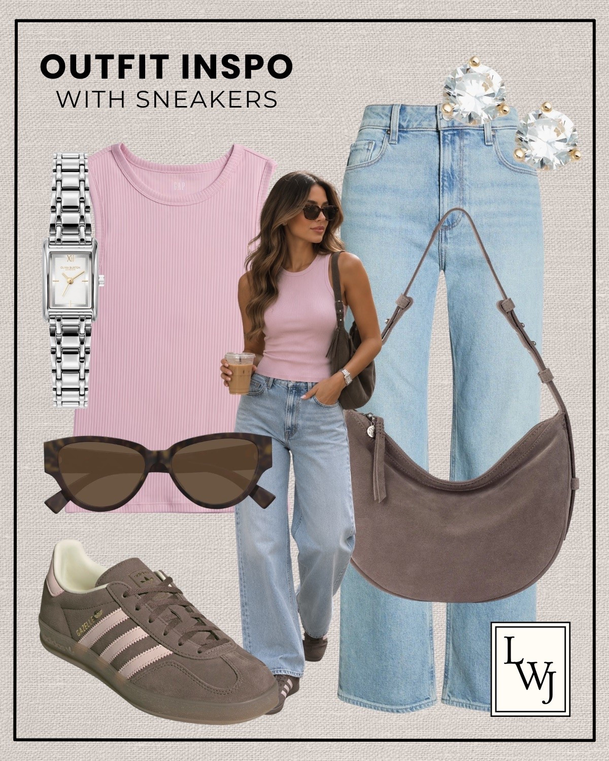 Outfit inspo with sneakers 

Casual style / elevated style / ankle jeans / tanks / adidas / nsale / Nordstrom anniversary sale

#LTKootd #LTKSaleAlert