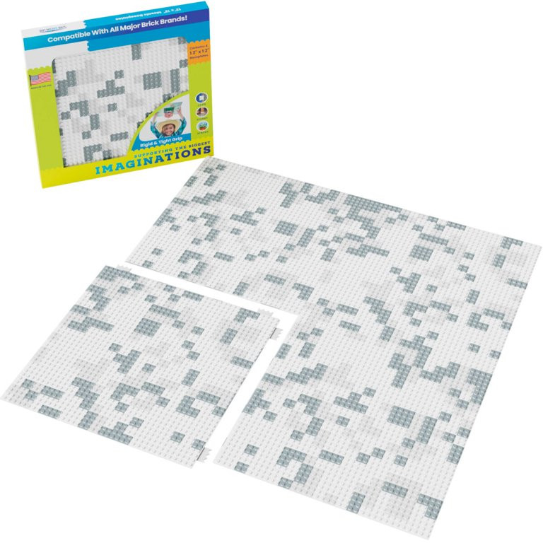 Light Gray Mosaic Baseplate (4Pack) | Walmart (US)