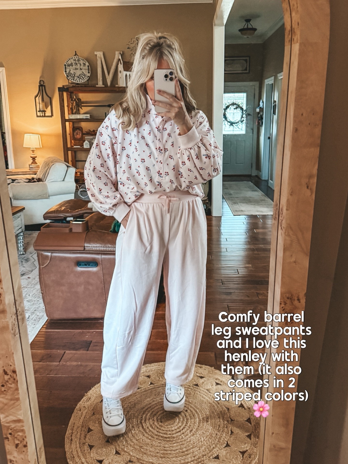 Wearing a medium in both 

#LTKOver40 #LTKootd #LTKValentine