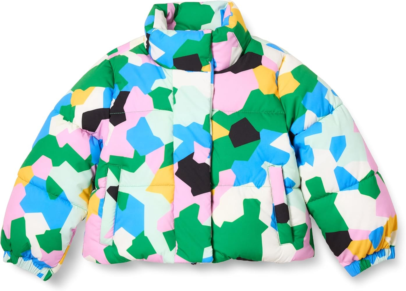 Amazon Essentials Girl's Cropped Full-Zip Puffer Jacket (Quilted Matte or Sherpa Fleece) | Amazon (US)