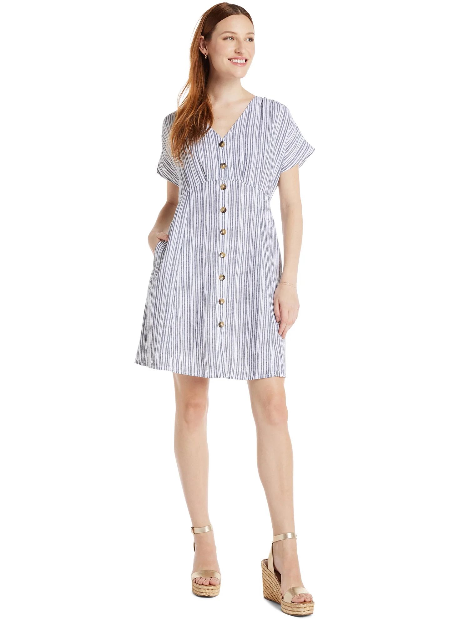 Time and Tru Women's Fashion Mini Dress, Sizes XS-XXXL | Walmart (US)