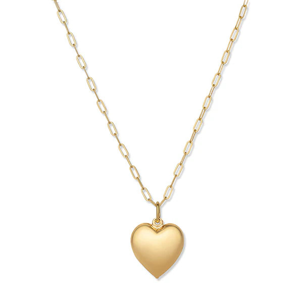 Puffy Heart Necklace | Over The Moon