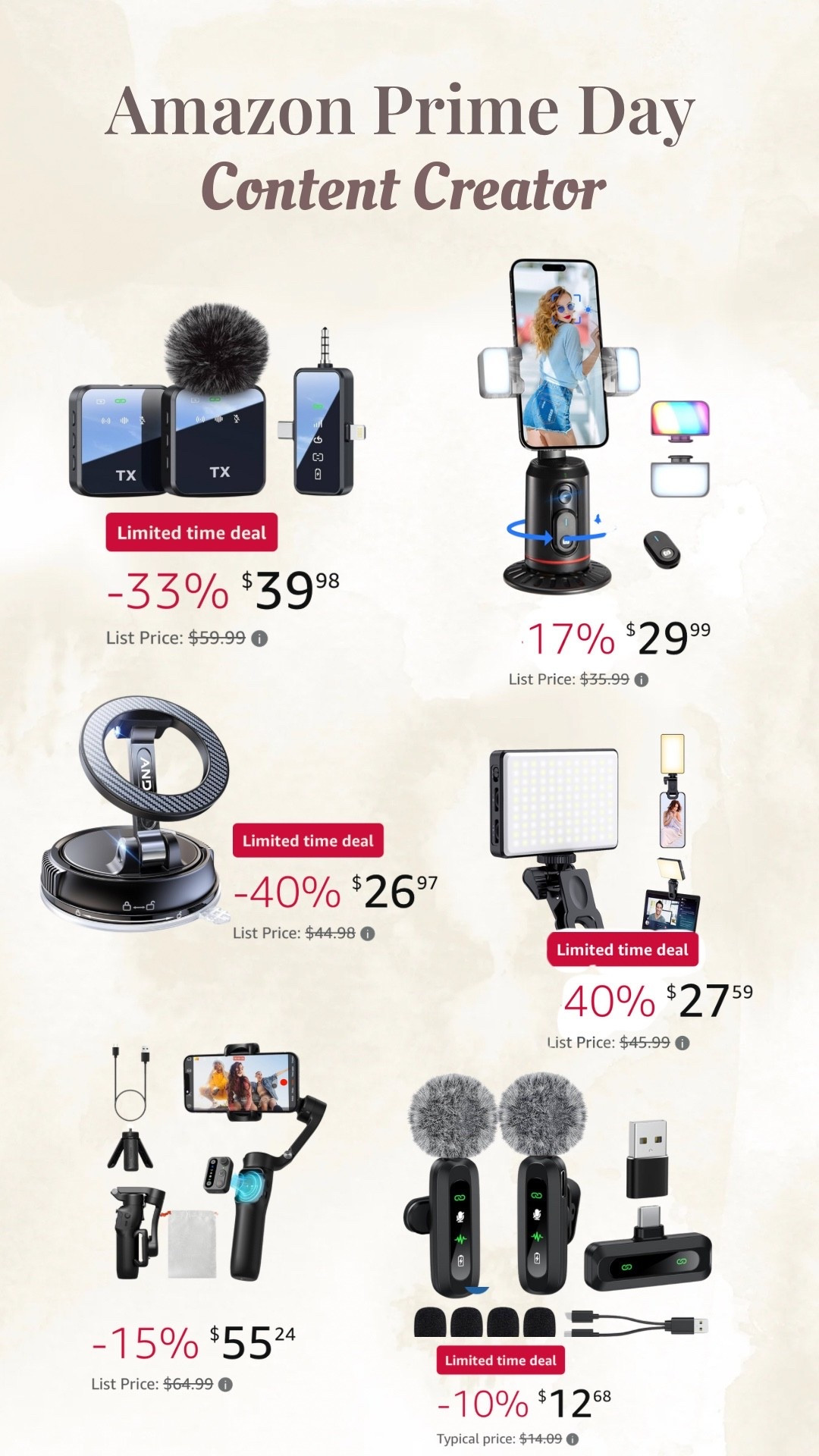Prime Day Must-Haves for Content Creators 🎥✨

If you’re a content creator, now is the time to upgrade your gear. I’ve rounded up the best Amazon Prime Day deals that every creator should have in their setup—from tripods and lighting to editing tech and desk essentials. These tools are perfect for leveling up your filming, vlogging, and content creation workflow, whether you work from home or run a small business online. Shop my full list on LTK—linked in bio or search @medinakhomes. Save big while you scale your content game. #PrimeDay

Prime Day creator deals, best gear for content creators, Amazon tech for influencers, content creator must haves, Prime Day home office essentials, best Amazon camera gear, video recording equipment, Amazon tripods and ring lights, work from home creator setup, Prime Day influencer picks

#PrimeDayFinds #ContentCreatorEssentials #AmazonMustHaves #CreatorTools #HomeOfficeSetup #WorkFromHomeGear #InfluencerGear #PrimeDay2025 #CreatorSetup #LTKPrimeDay #AmazonDeals #TechTok #ContentCreationKit #SocialMediaTools #SmallBusinessOwner

#LTKWorkwear #LTKFindsUnder50 #LTKSaleAlert
