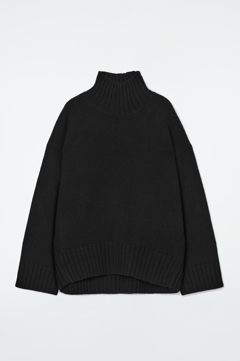 Chunky Cashmere Turtleneck Jumper | COS UK