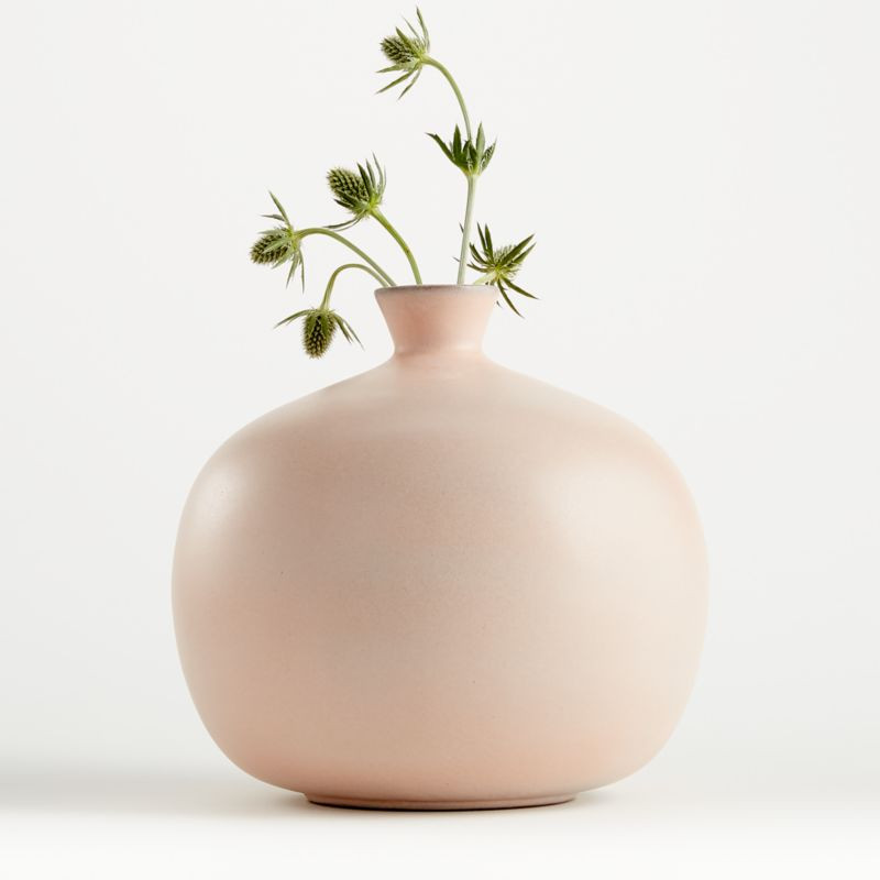 Mireya Blush Vase + Reviews | Crate and Barrel | Crate & Barrel