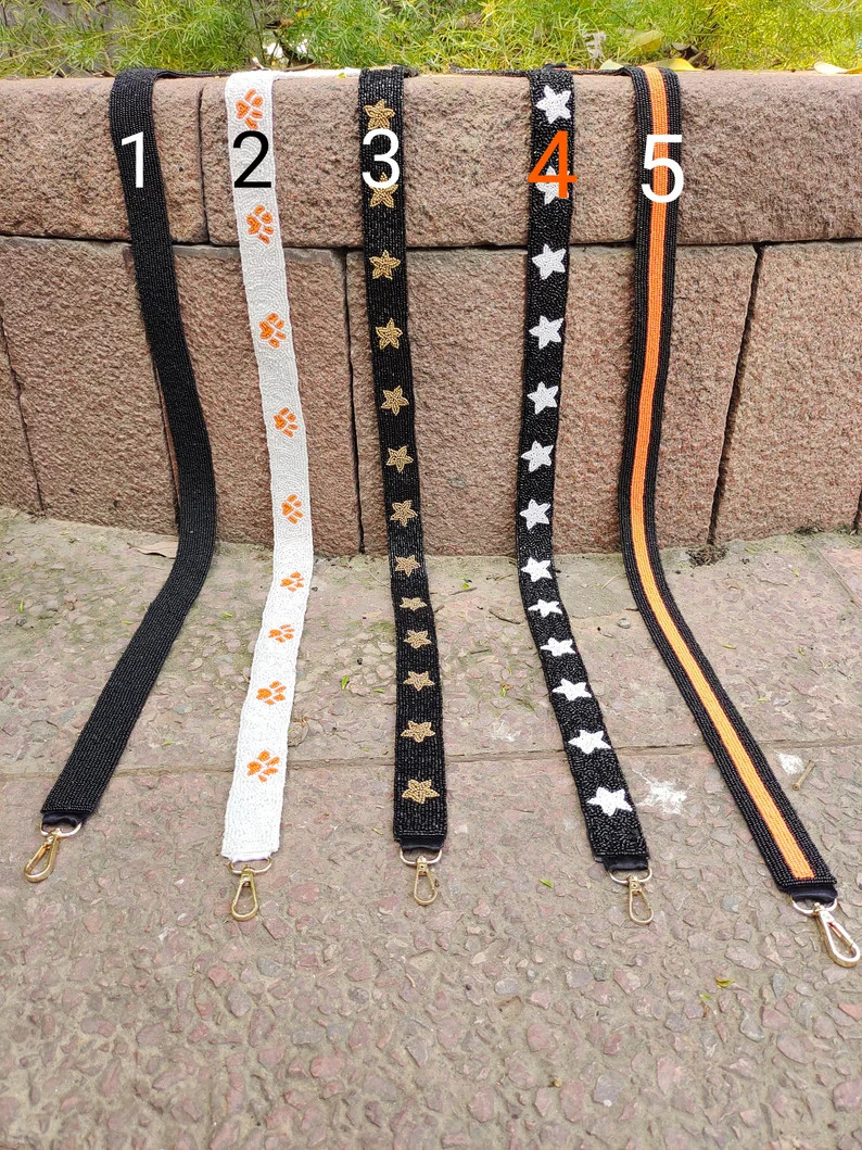 Handmade Beaded purse Strap,  Beaded bag Strap, Customised Beaded Strap, Star Straps | Etsy (US)