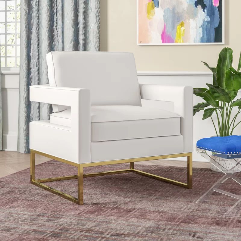 Aloisio Armchair Upholstery: White | Wayfair North America