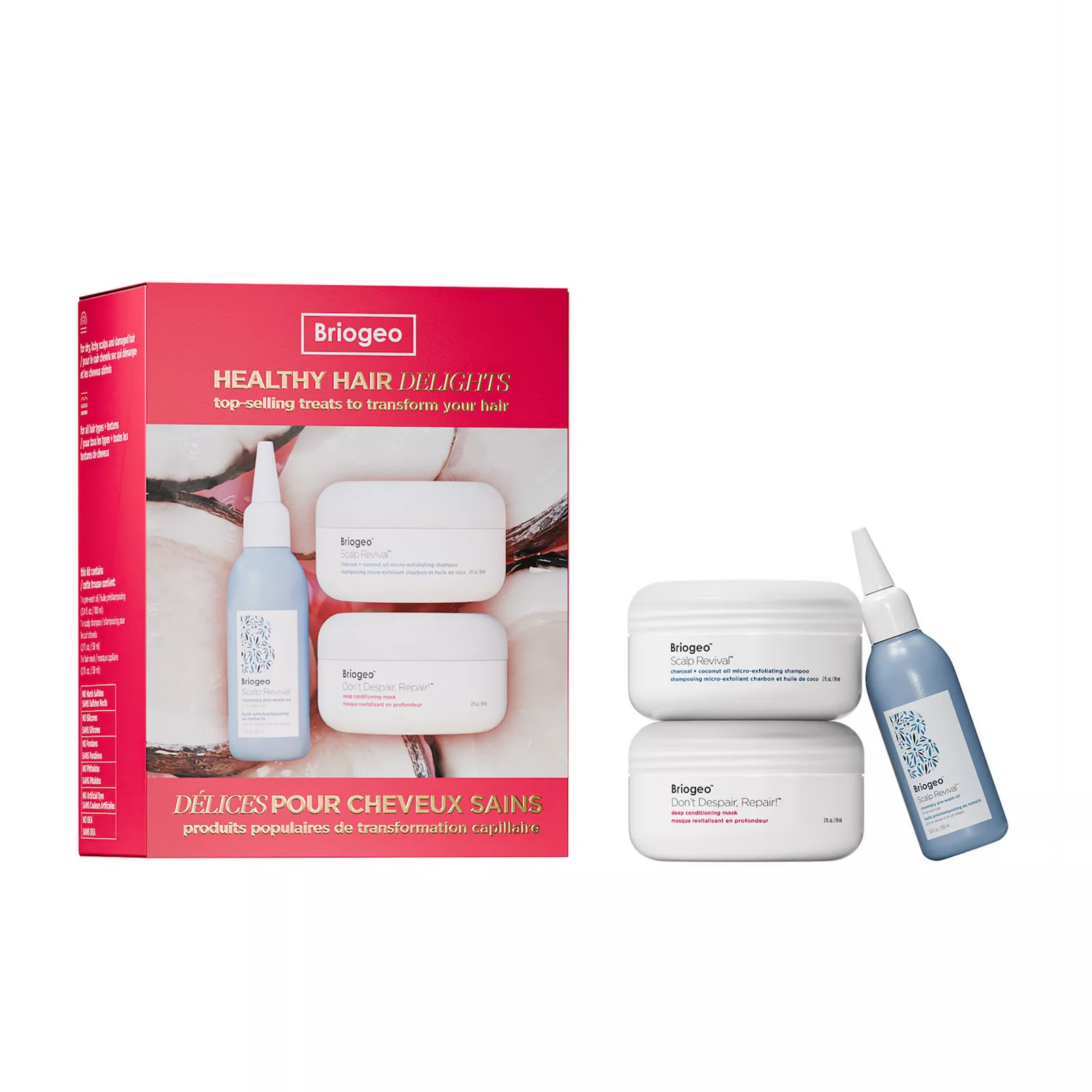 Briogeo Healthy Hair Delights Gift Set for Scalp-to-Strand Care, None | Kohl's