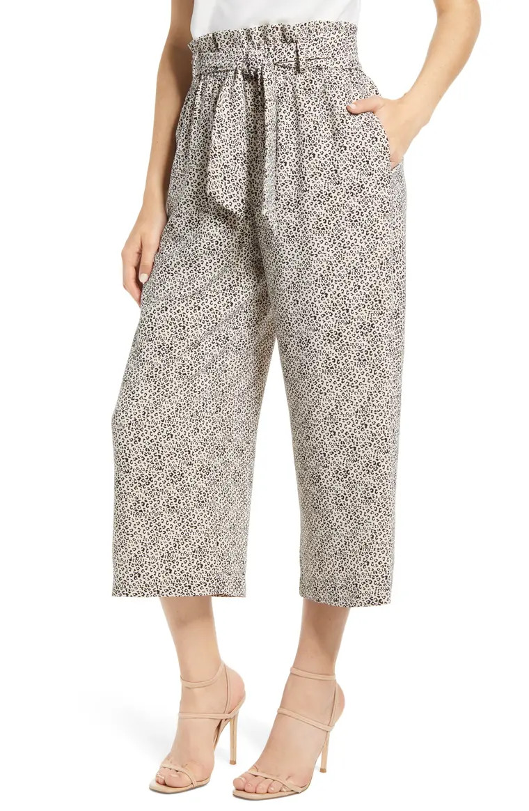 x BFF Maddie Paperbag Waist Culottes | Nordstrom