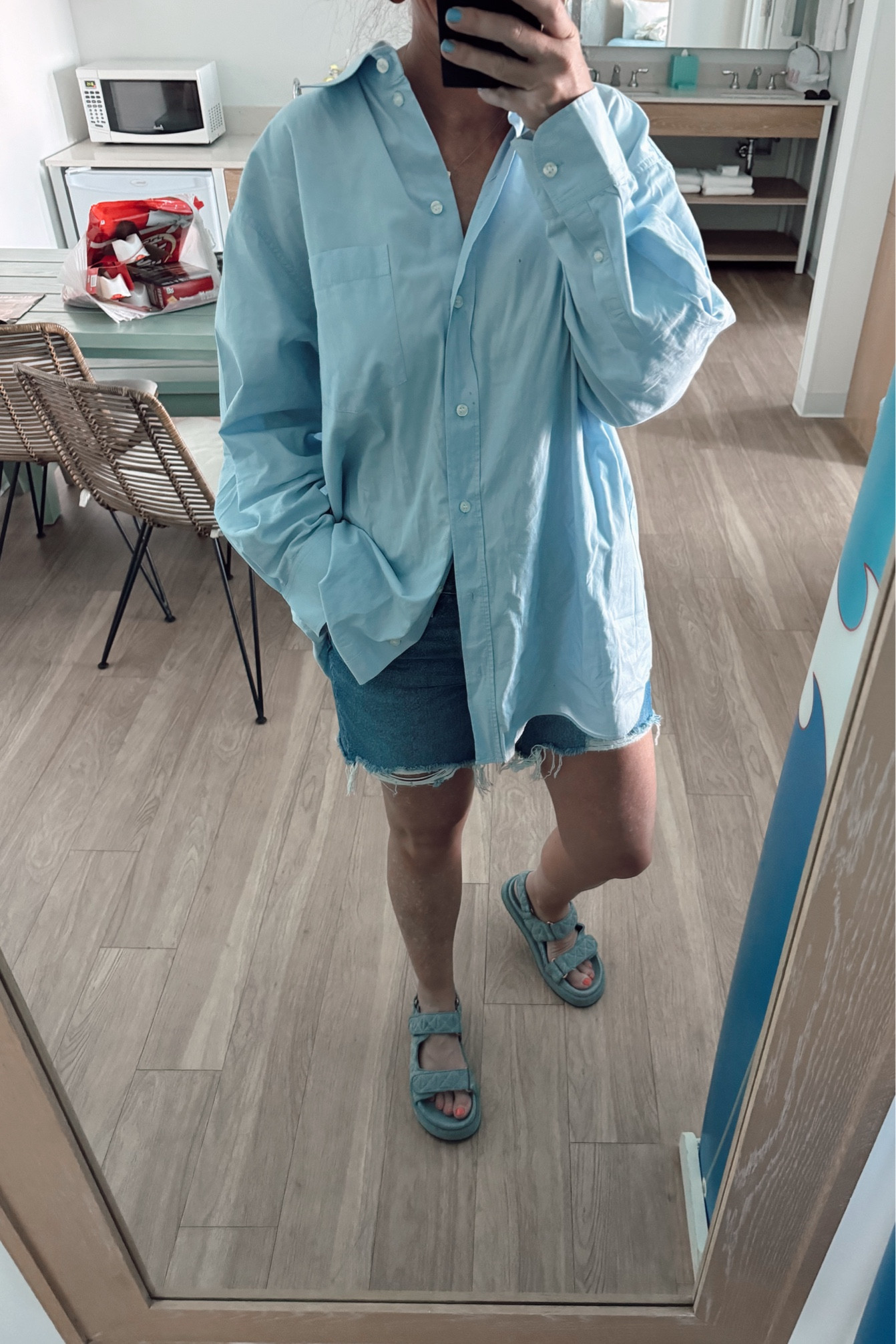 Having a blue moment💙

My shorts are 30% off right now and perfect length. Size up. 

#LTKover40 #LTKfindsunder50 #LTKxTarget