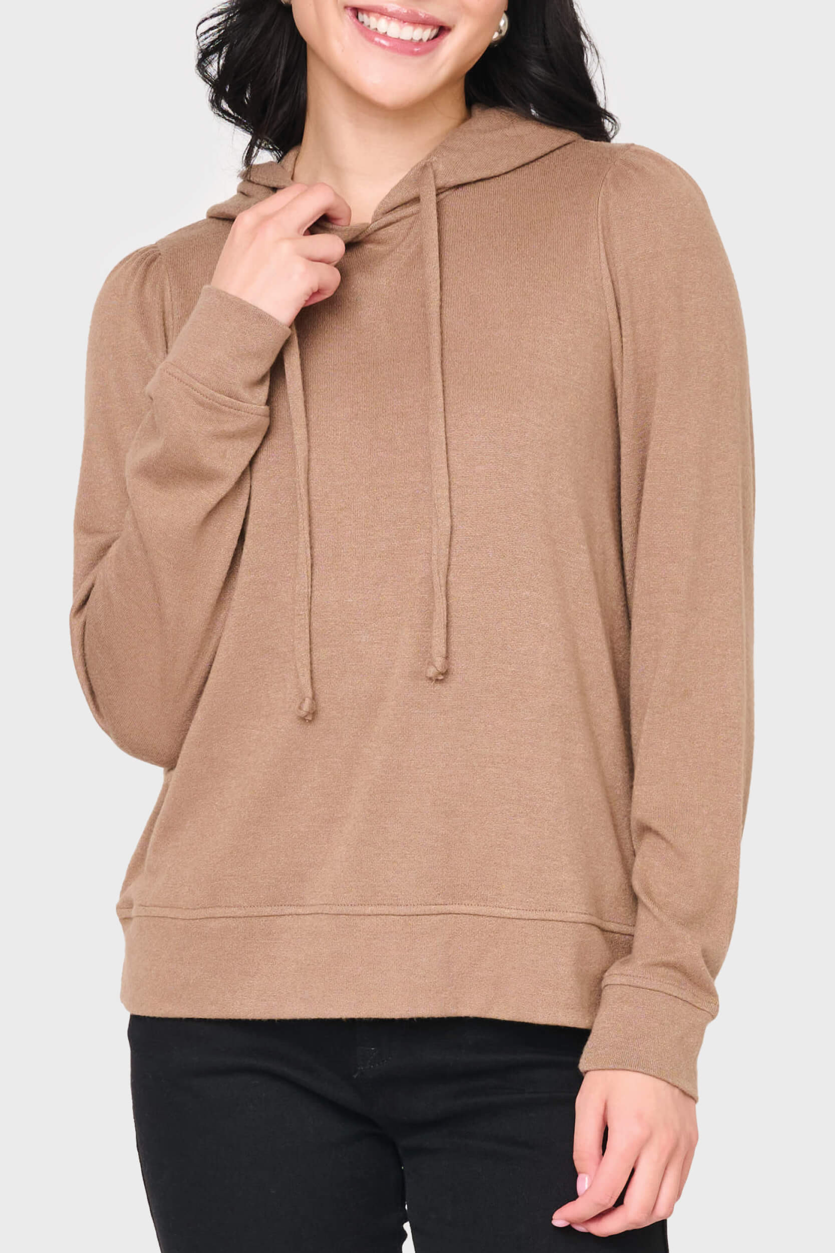 The Chic Luxe Alpine Hoodie | Soft Cashmere-Like Knit | Gibson