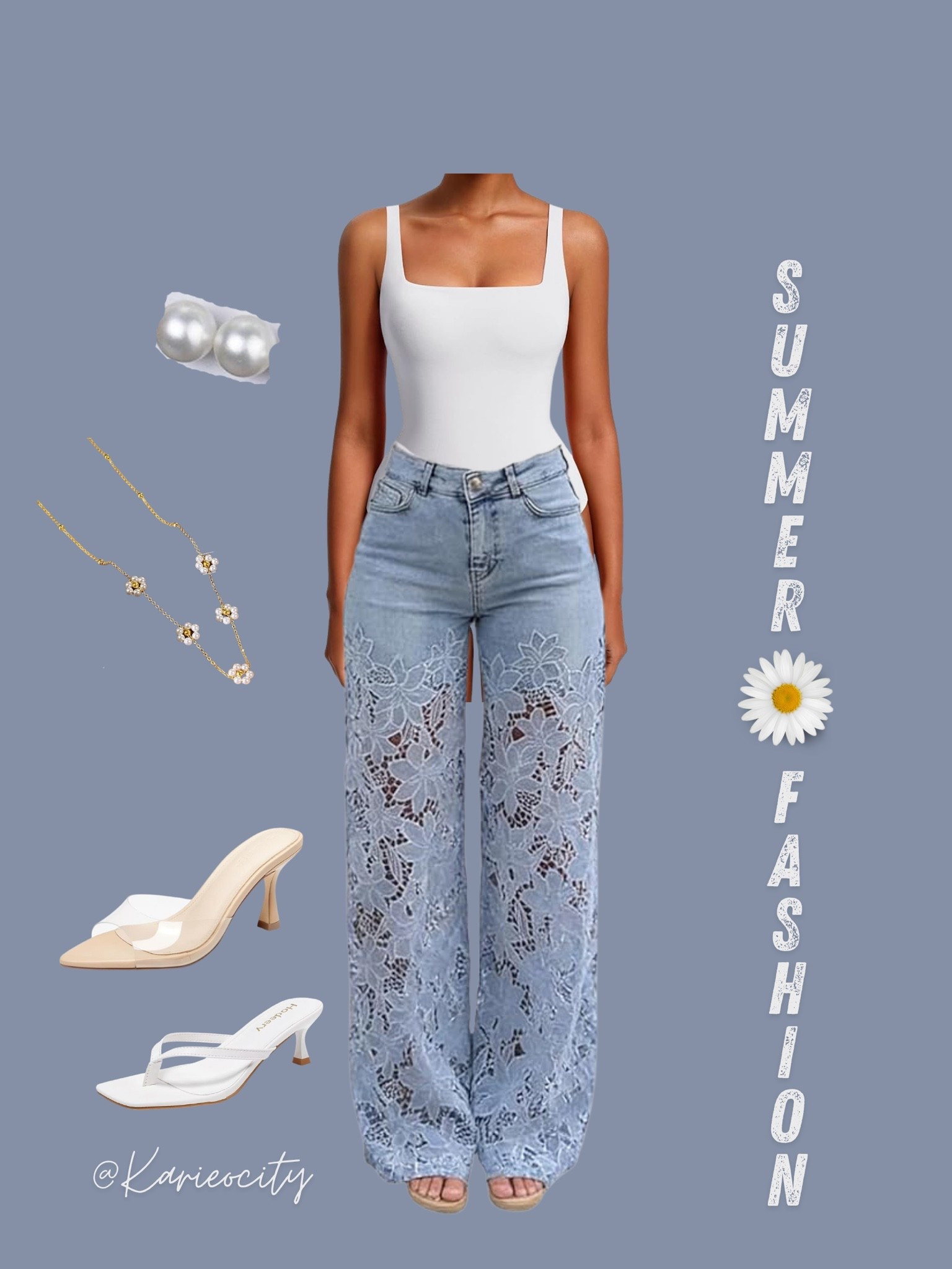 Summer Fashion 🌼

Summer Fashion// Summer Outfit// Lace flower jeans// Lace flower Jean Outfit// Summer OOTD

#LTKootd #LTKdayinmylife #LTKOver40