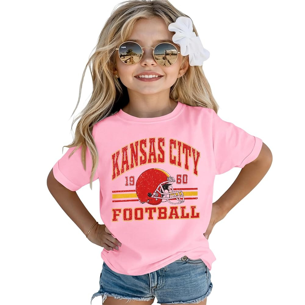 Football Shirts for Toddler Boys Girls Football Team T-Shirt Fans Lover Tees Kid Game Day Outfit ... | Amazon (US)