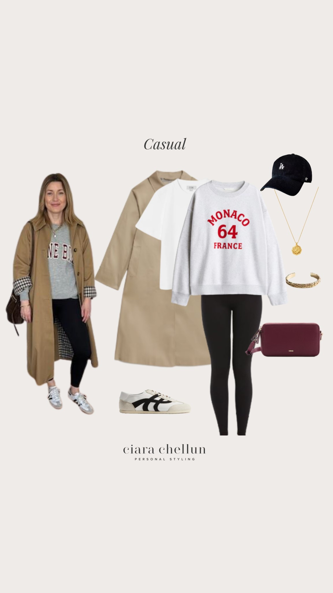 Casual everyday outfit using leggings, a sweatshirt and accessoriess

#LTKstyletip #LTKeurope #LTKuk